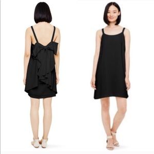 Club Monaco bow back little black dress